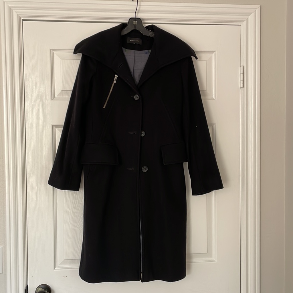 Bcbgmaxazria Vintage Coat Wool And Cashmere